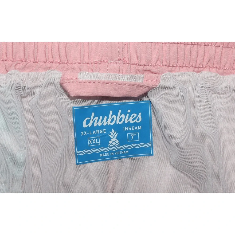 Chubbies Men's Board‎ Shorts Swim Surf Trunks With Liner Size 2XL